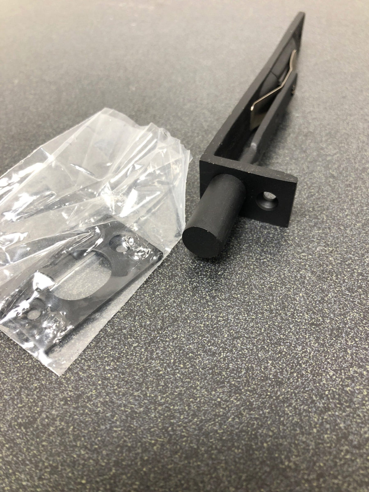 Deltana 6FBS19 6" HD Flush Bolt - Black