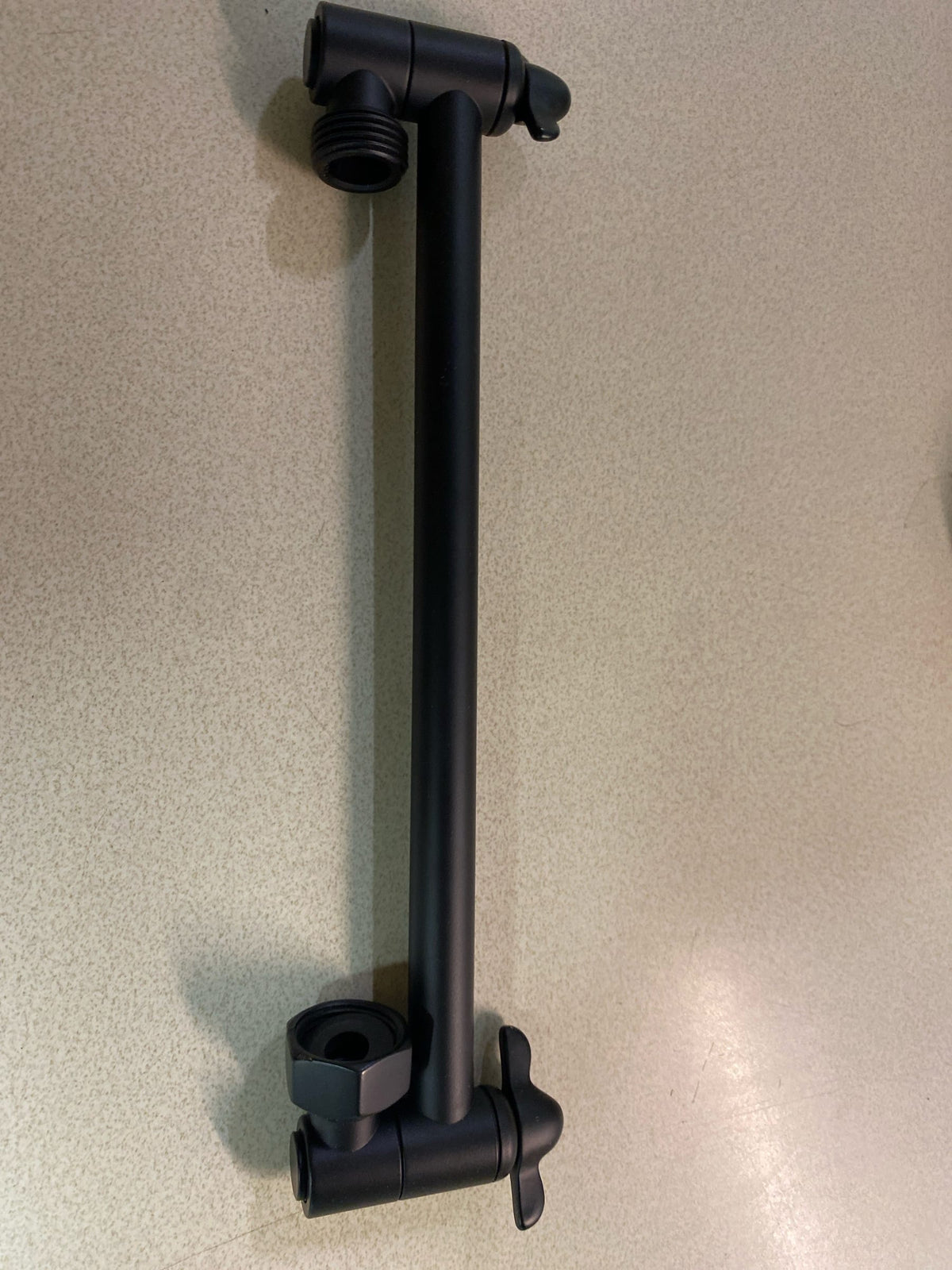 Kingston Brass K153A0MB 10" Adjustable High-Low Shower Arm - Matte Black