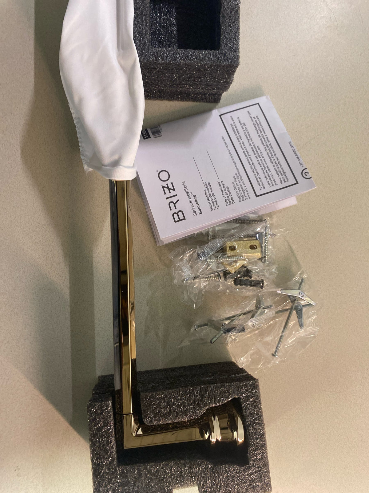 Brizo 691865-PG Beauclere 18" Towel Bar - Polished Gold