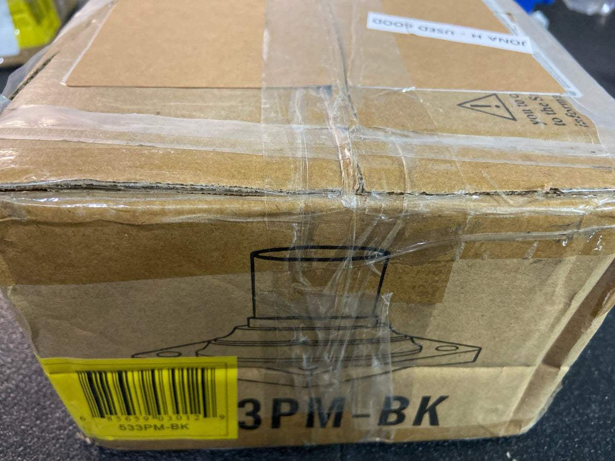 Z-Lite 533PM-BK Square 6" Wide Pier Mount Base - Black