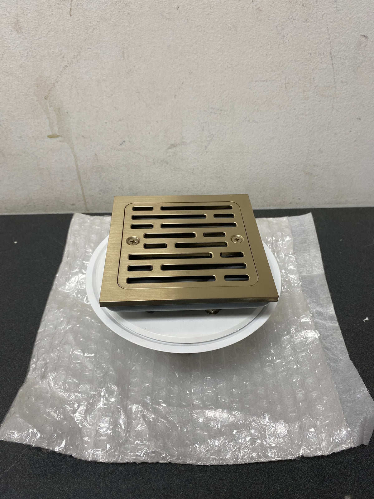 Brizo BT062415-GL 4" Tile-In Square Shower Drain - Luxe Gold