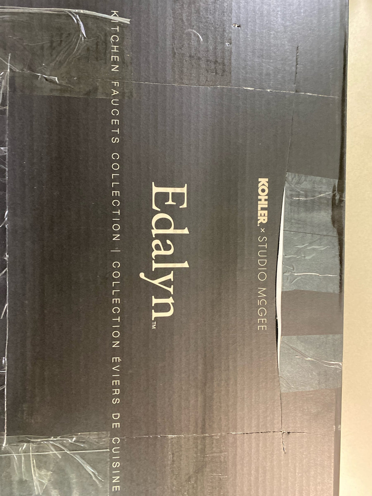 Kohler K-28358-2MB Edalyn by Studio McGee 1.5 GPM Single Hole Pull Down Kitchen Faucet with Boost Spray, DockNetik, ProMotion, and MasterClean Technologies - Vibrant Brushed Moderne Brass