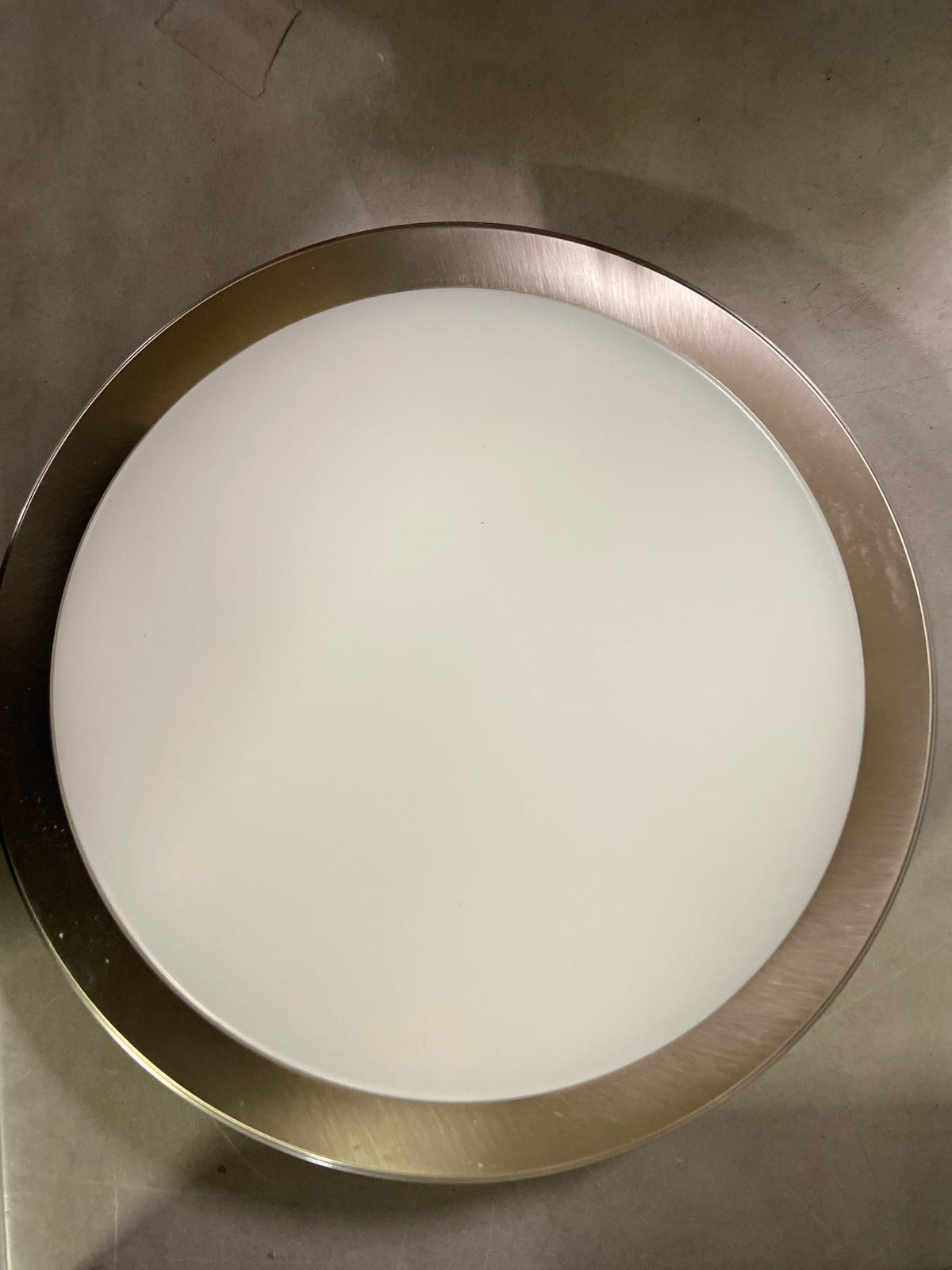 Kichler 44248NILED30 Transitional LED Flushmount from Zeo Collection in Pewter, Silver Finish, Brushed Nickel