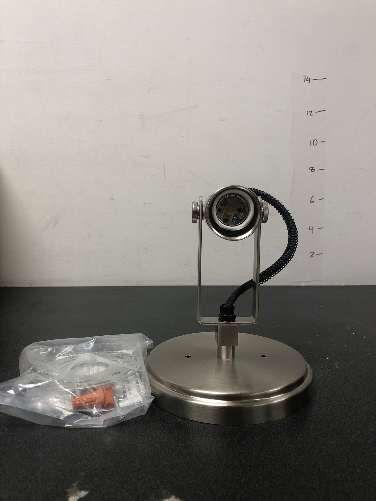 Progress Lighting P300189-009 Axle 7" Tall Bathroom Sconce - Brushed Nickel