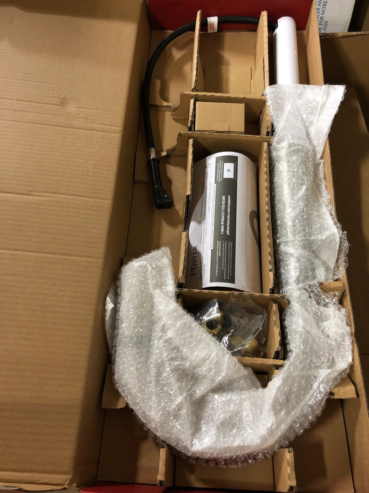 Pfister LG529-HGS Highbury 1.8 GPM Single Hole Pull Down Kitchen Faucet with HydroBlade Spray - Stainless Steel