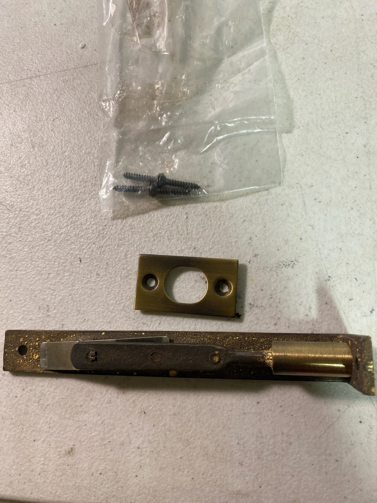 Deltana 6FBS5 HD Square Solid Brass 6-Inch Flush Bolt
