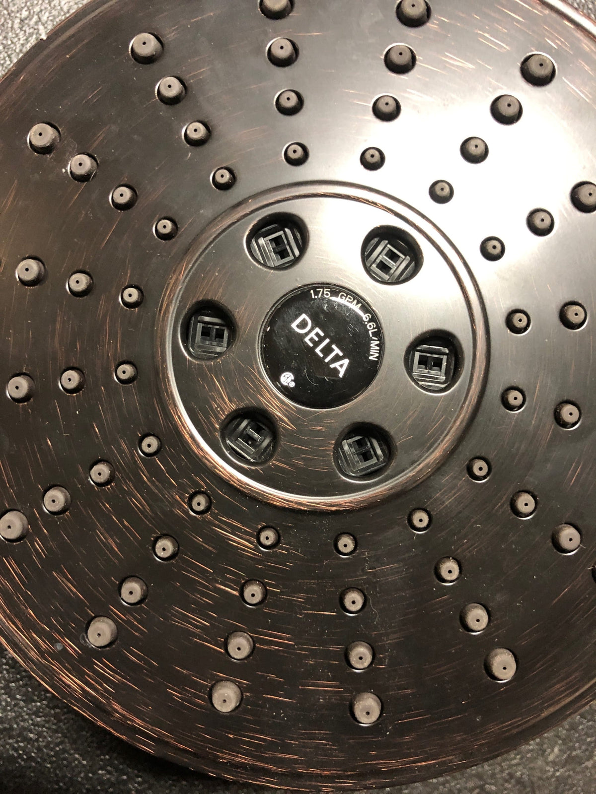 Delta H2OKinetic 3-Setting Raincan Shower Head (Venetian Bronze), 52688-RB