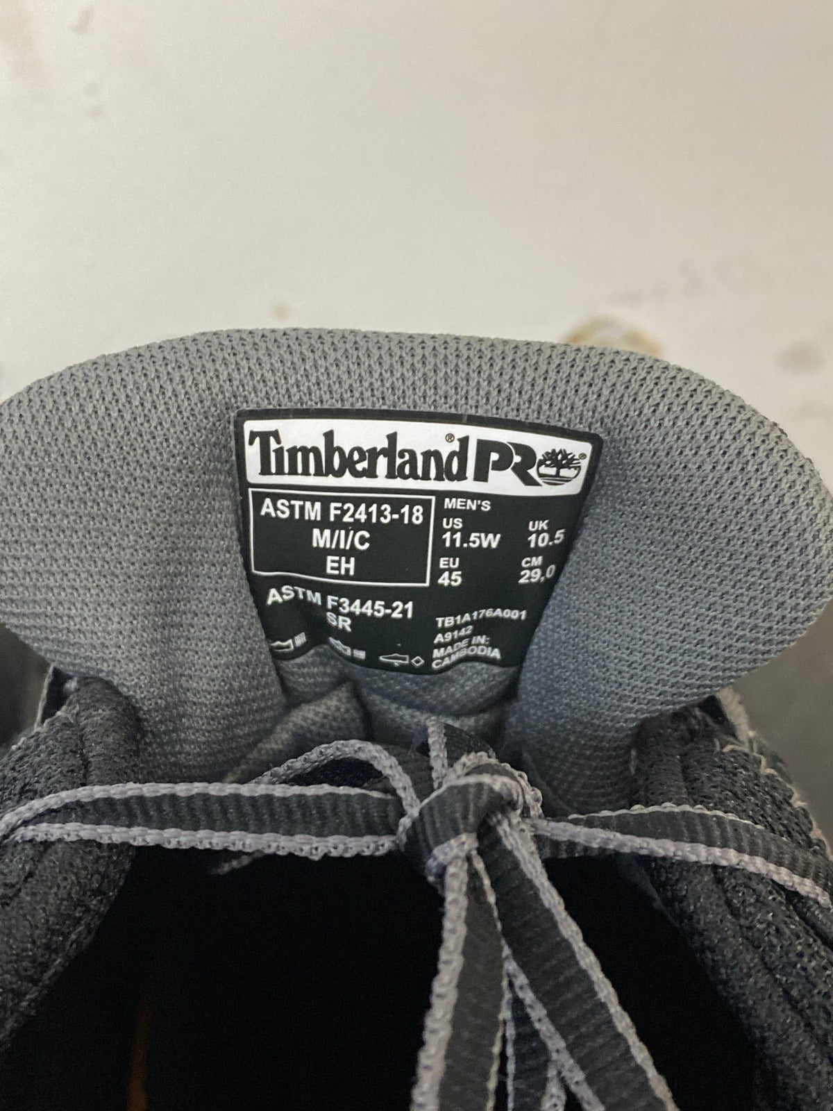 11.5W Timberland PRO Powertrain Sport Men's Alloy Toe Electrical Hazard Athletic Work Shoe