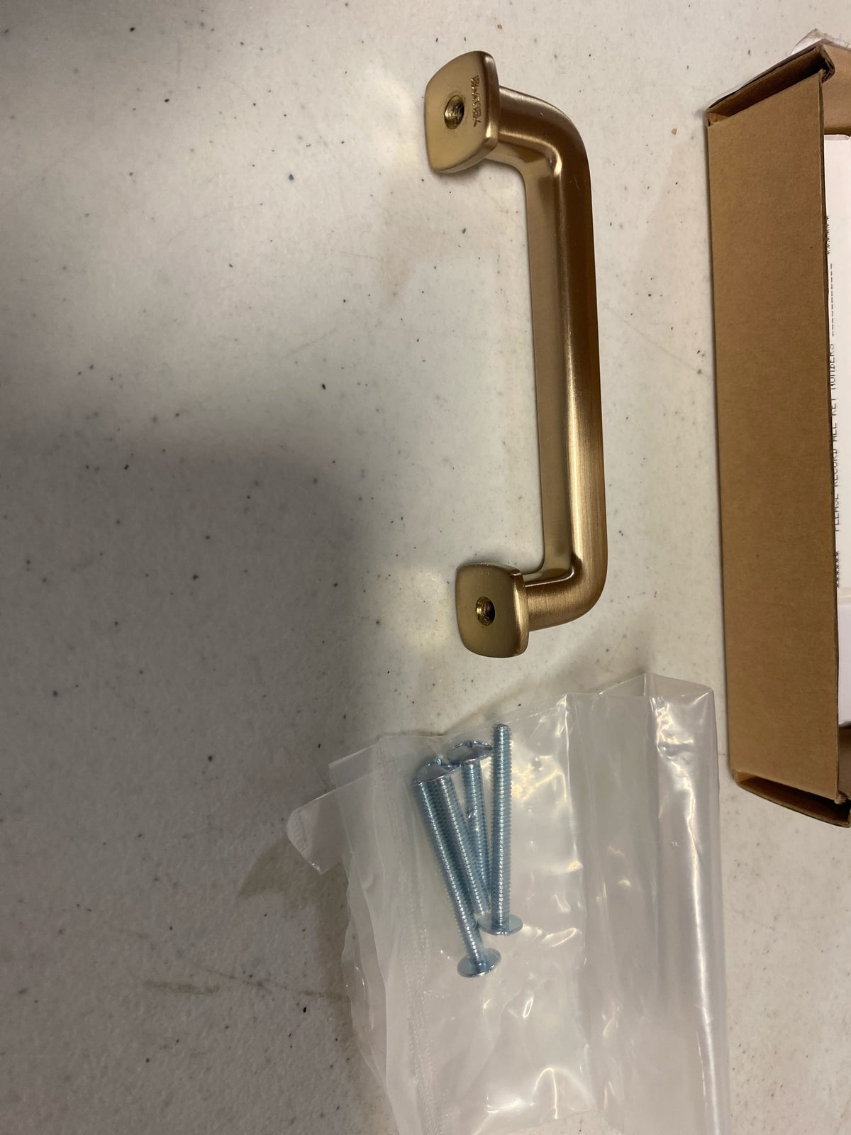 Emtek 86633US4 Westridge 3-1/2 Inch Center to Center Handle Cabinet Pull from the Timeless Classic Collection - Satin Brass