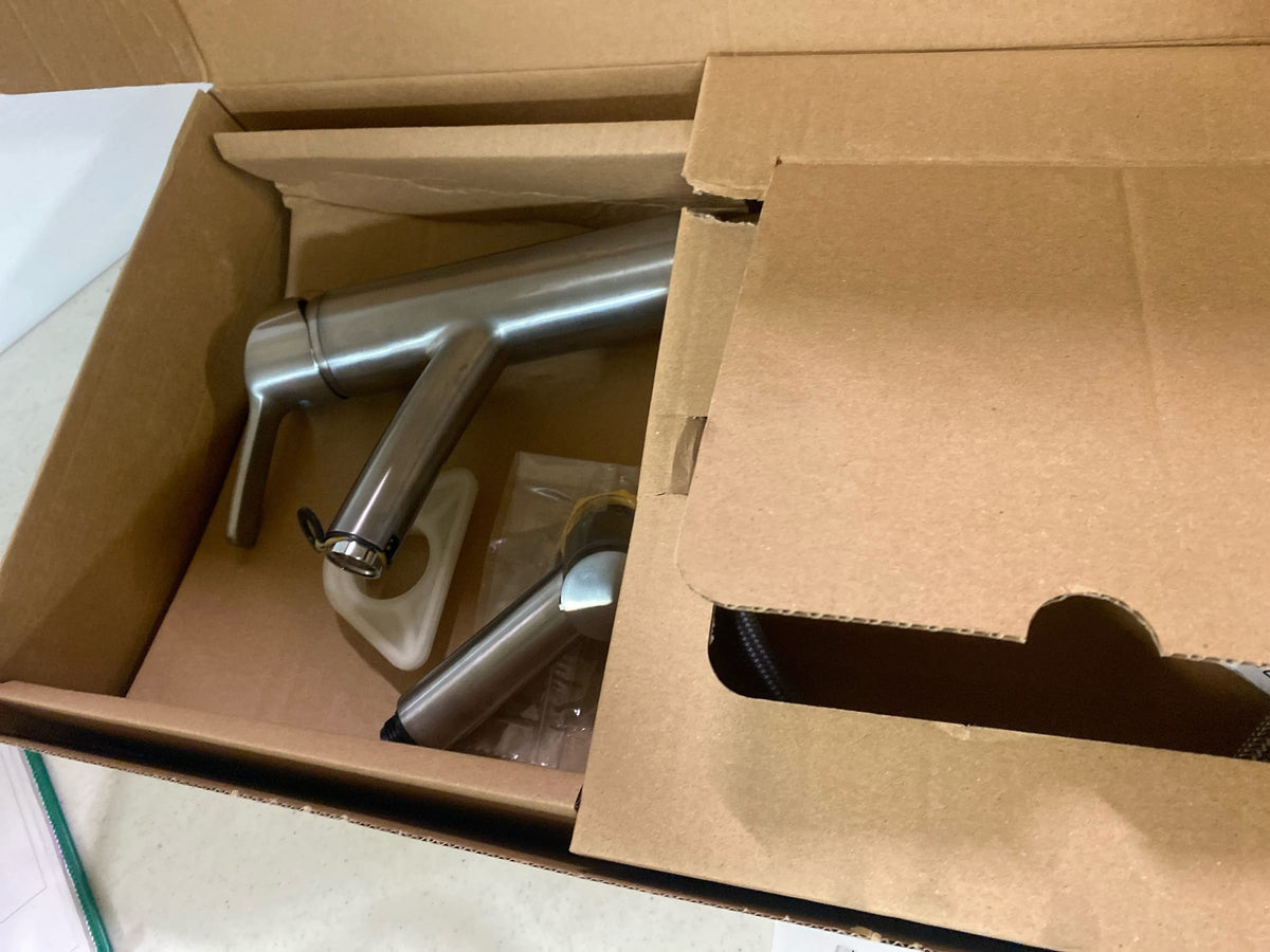 Franke SMA-PO-SNI Smart 1.75 GPM Single Hole Pull Out Kitchen Faucet - Satin Nickel