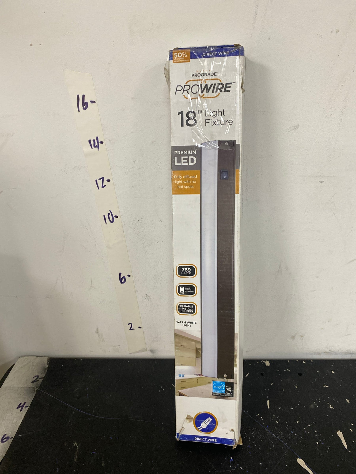 Ultra prograde 64770-T1 ProWire Direct Wire 18 in. LED Oil-Rubbed Bronze Under Cabinet Light