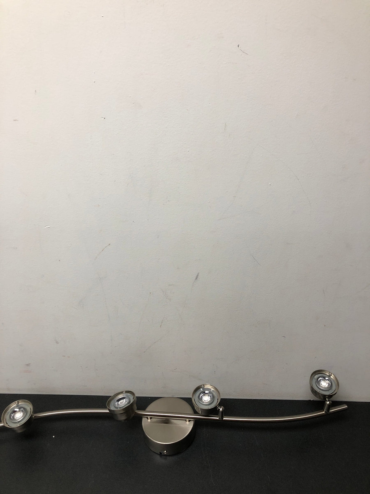 2.6 ft. 4-Light Brushed Nickel Integrated LED Track Lighting Kit