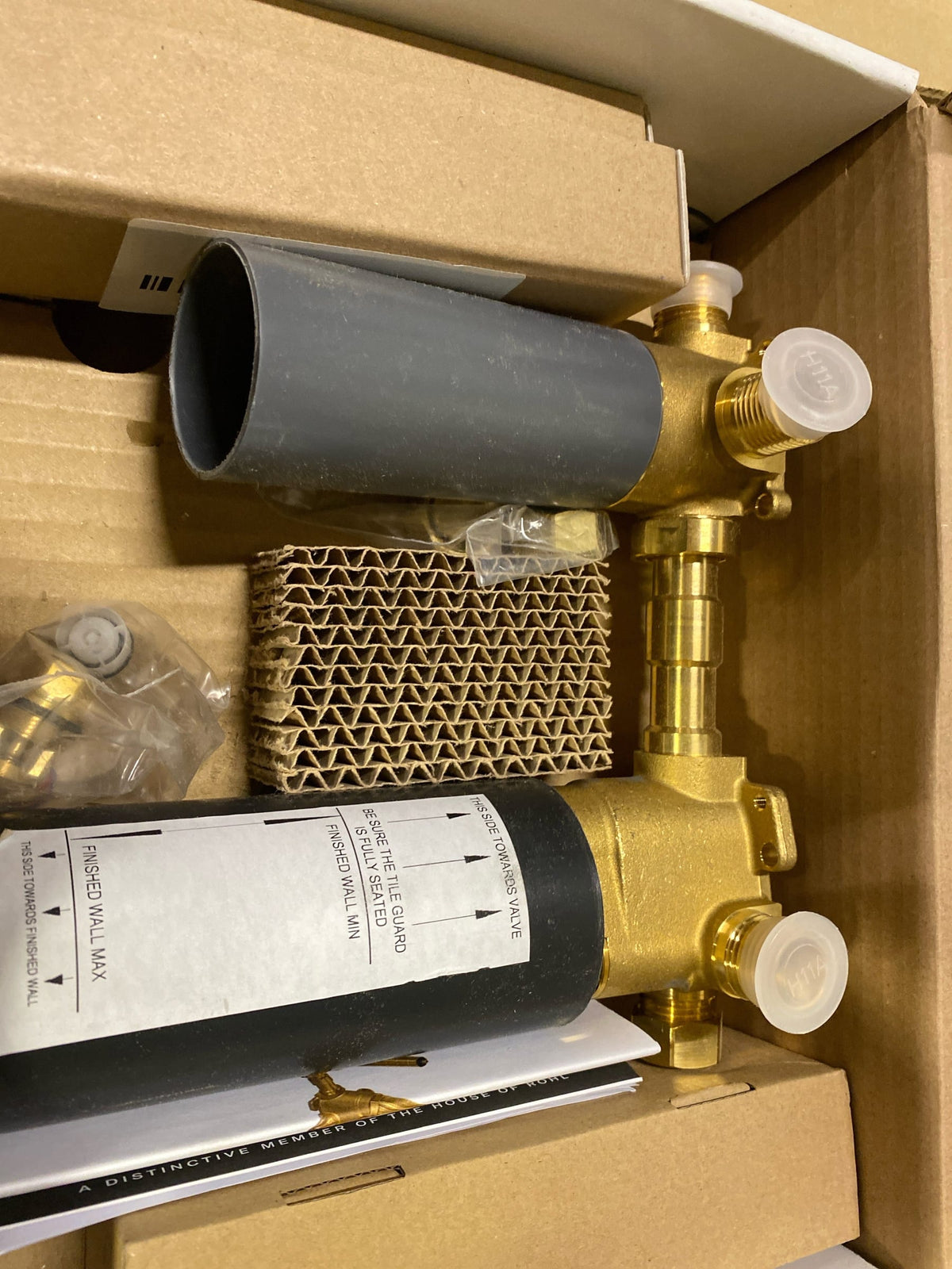 Rohl R1053BD 1/2" Brass Thermostatic Rough In Valve with Integrated Diverter New