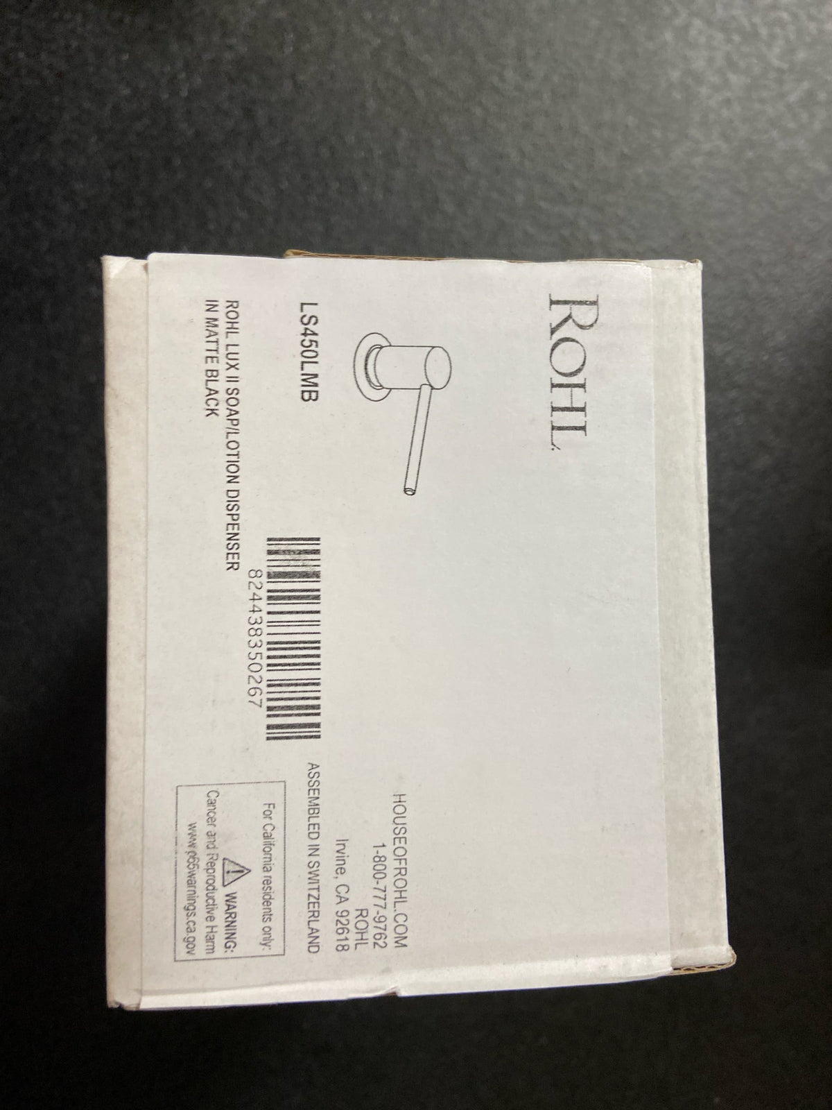 ROHL LS450LMB Lux Ii Soap/Lotion Dispenser