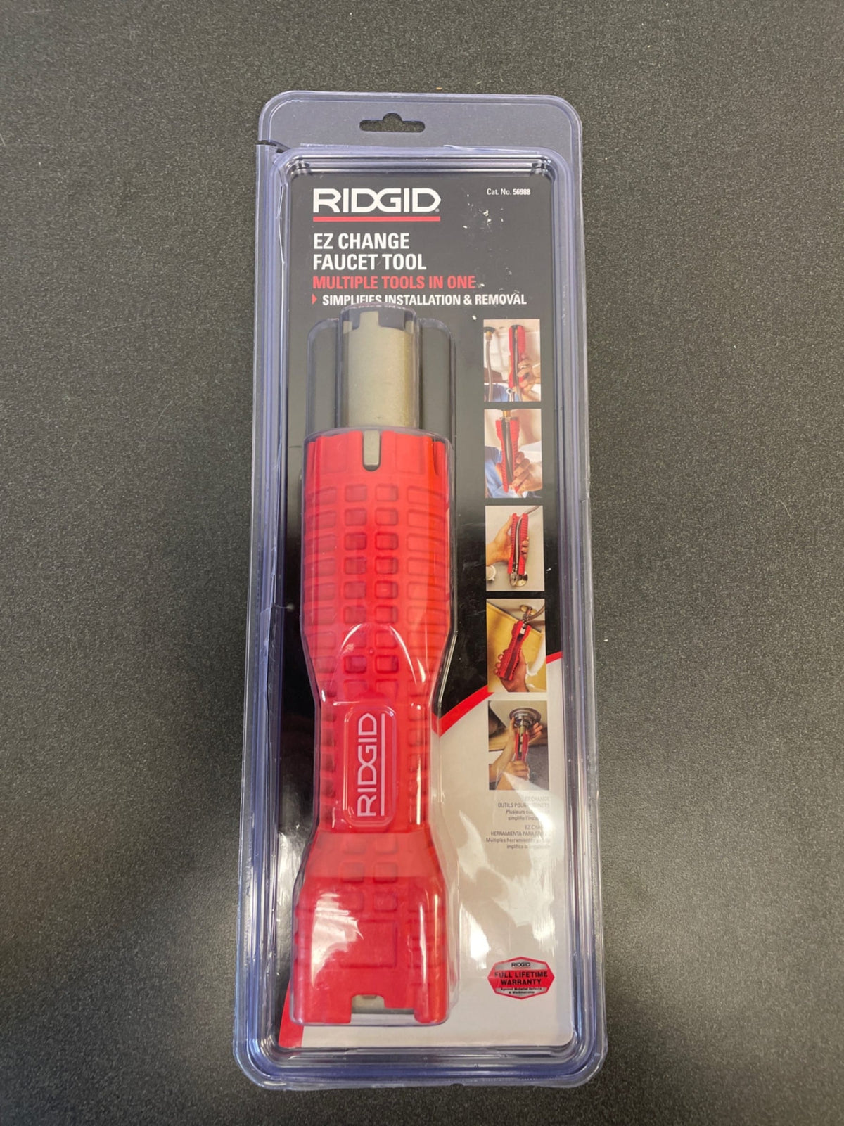 Ridgid 56988 EZ Change Plumbing Wrench Faucet Installation and Removal Tool