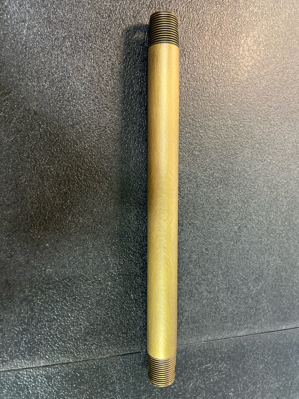 Kichler 360000NBR 12" Ceiling Fan Downrod for 9' Ceilings - Natural Brass