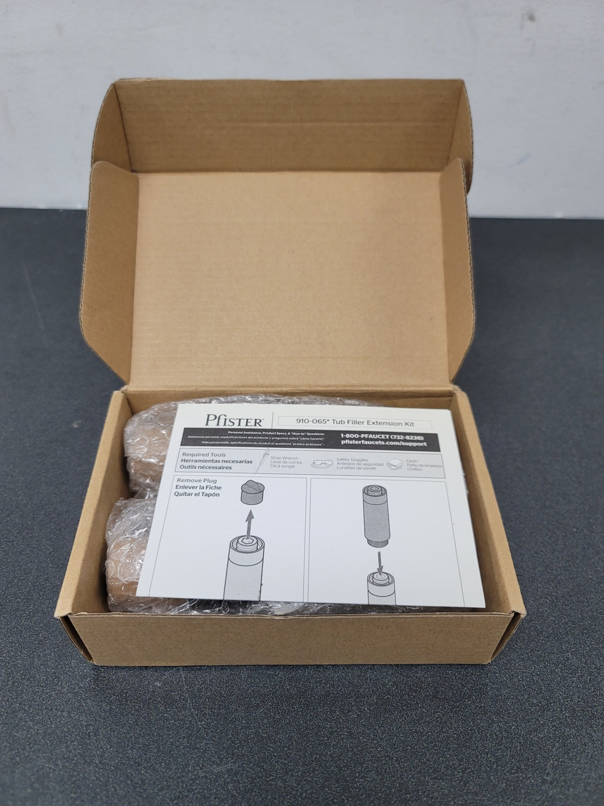 Pfister 910065Y Tisbury 4" Tub Filler Extension Kit - Tuscan Bronze
