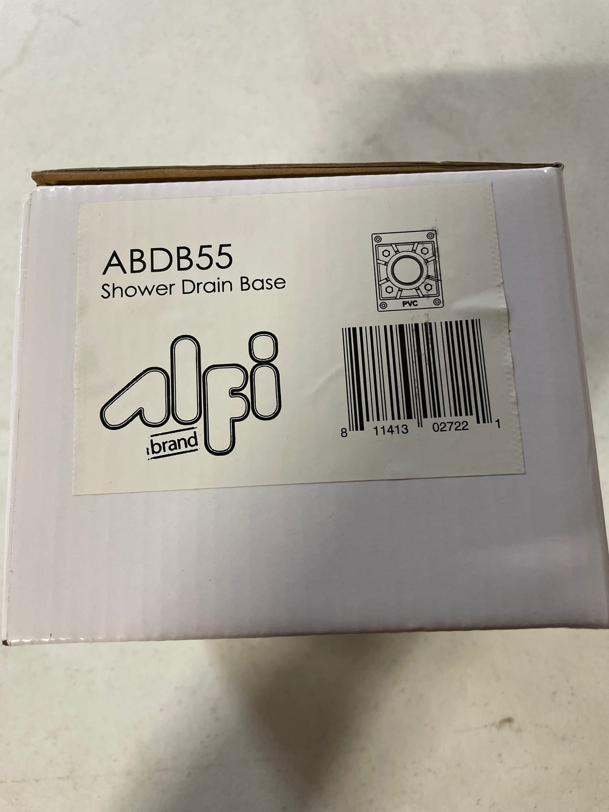 Alfi brand ABDB55 5.63 in. Linear Shower Drain in PVC