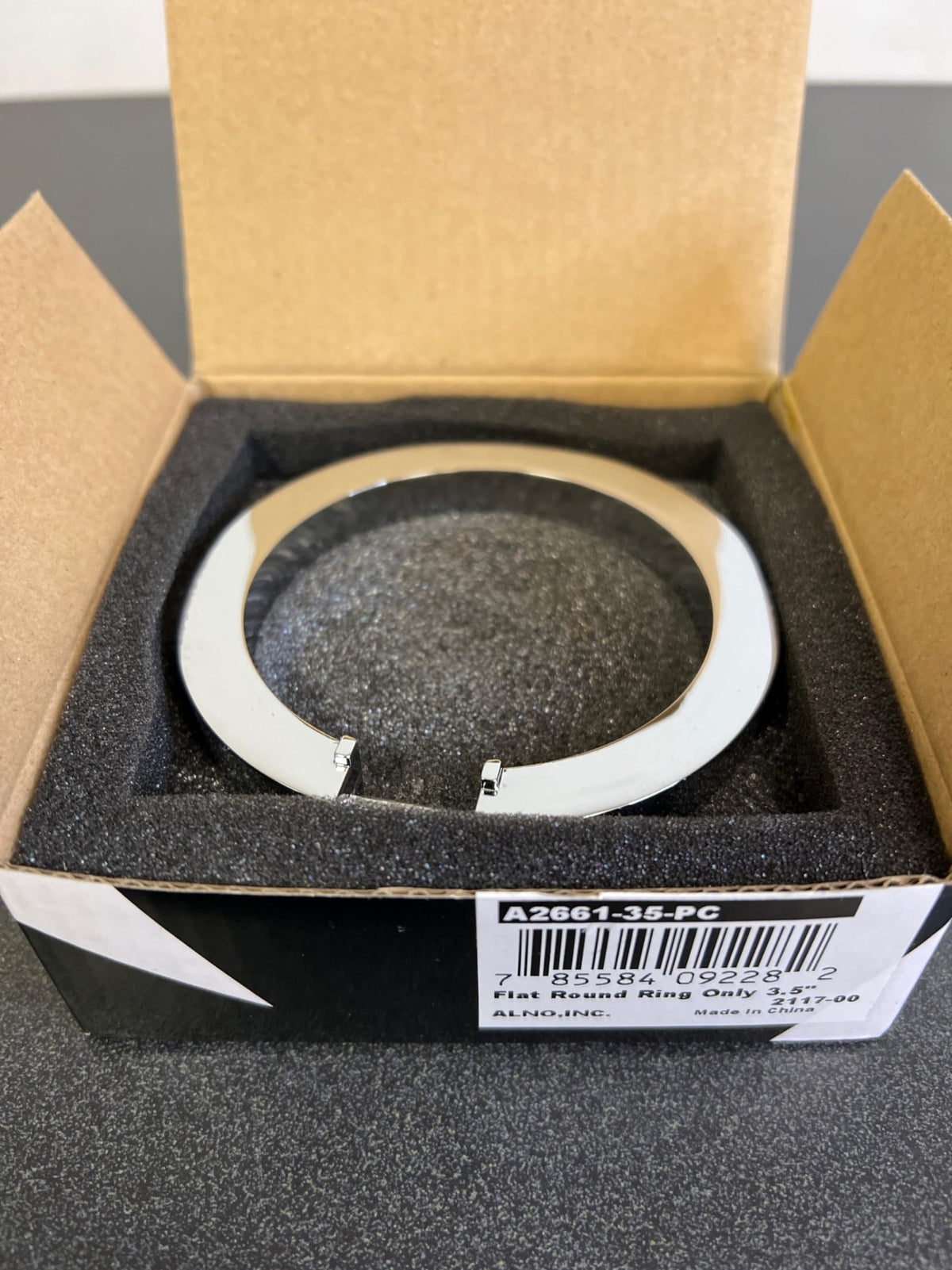 Alno 3-1/2 Inch Wide Round Cabinet Ring Pull - Less Mount