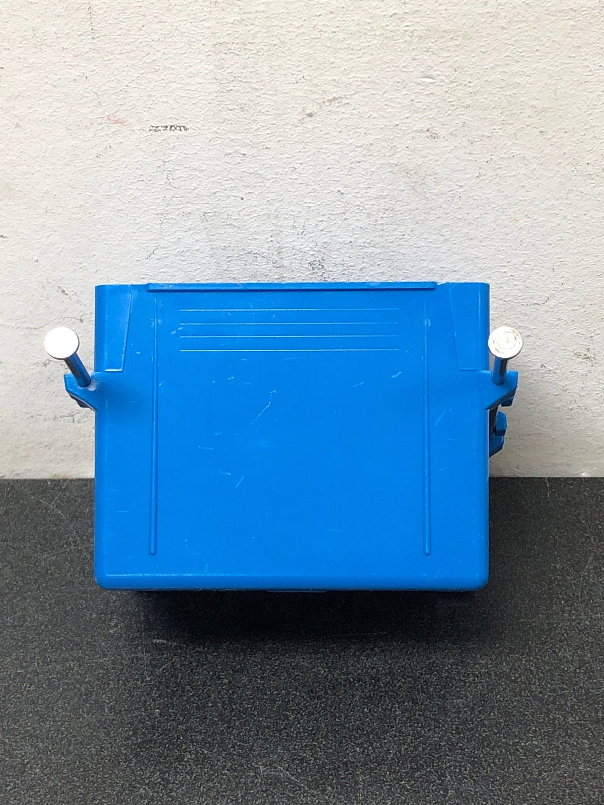 Carlon B118A 1-Gang 18 cu. in. Blue PVC New Work Electrical Switch and Outlet Box