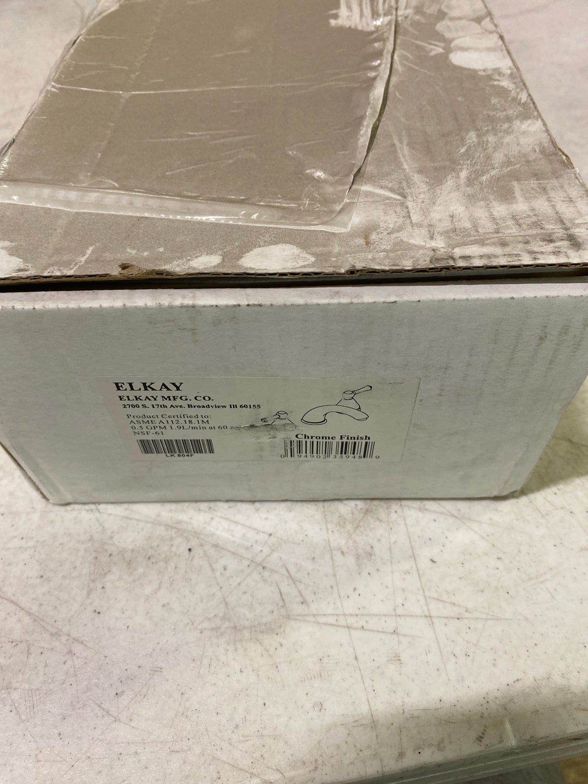 Elkay LK804F 0.5 GPM ADA Widespread Bathroom Faucet - Chrome