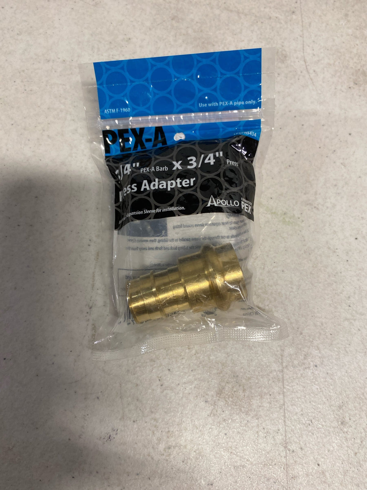 The Mosack Group EPXPR3434 0.75 Pex-A x 0.75 in. Press Adapter