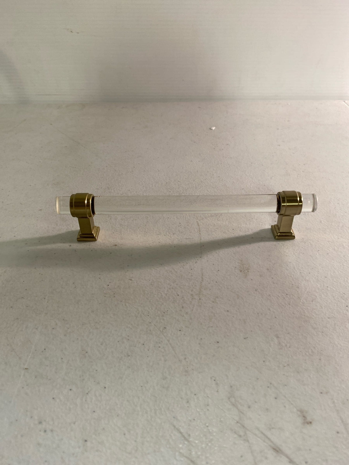 Amerock BP36656CBBZ Glacio 6-5/16 in (160 mm) Center-to-Center Clear/Golden Champagne Drawer Pull