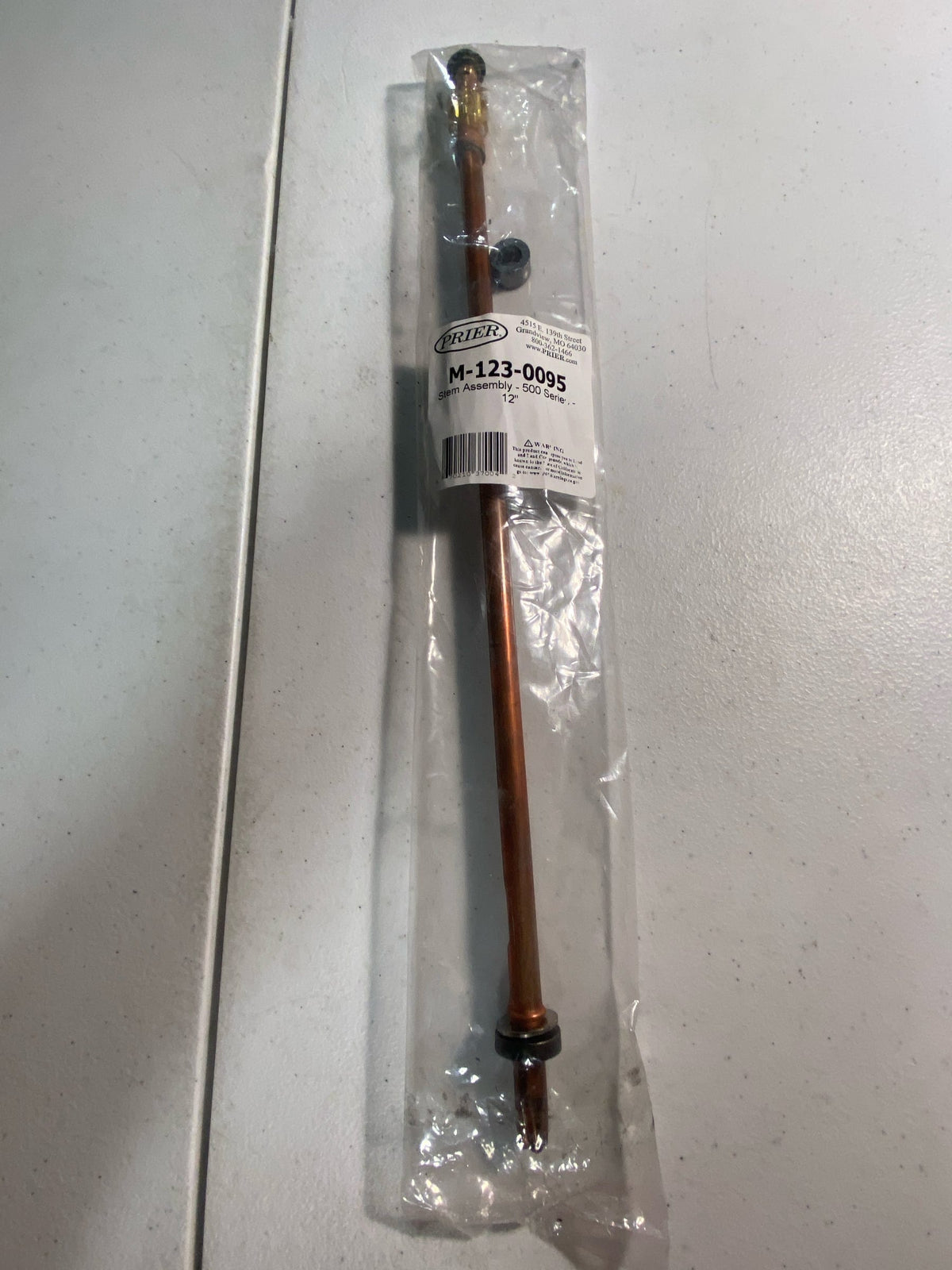 Prier Products M-123-0095 16" Stem Assembly - N/A