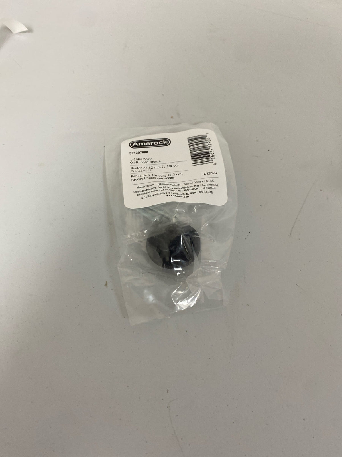Amerock BP13070RB 1-1/4 Inch Cabinet Knob in Oil-Rubbed Bronze