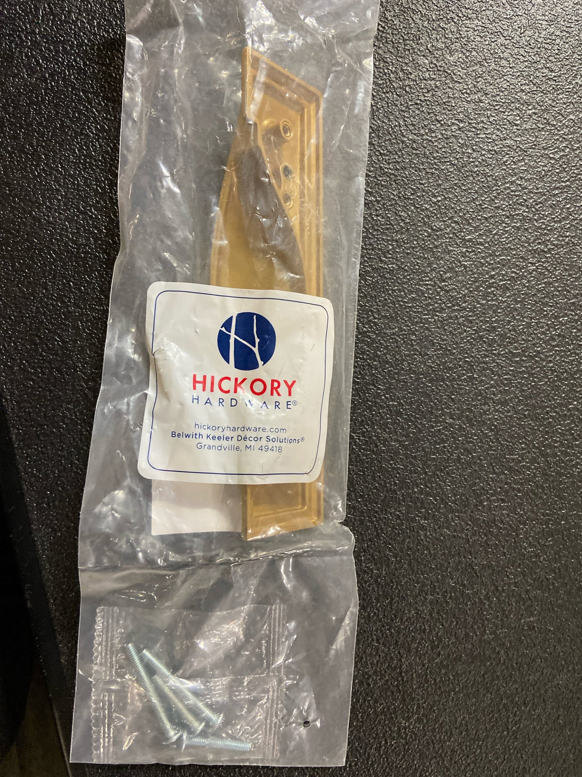 Hickory Hardware H078775BGB Dover 3", 3-3/4", and 5-1/16" Multiple Center to Center Transitional Square Cabinet Cup Pull, Drawer Cup Pull - Brushed Golden Brass