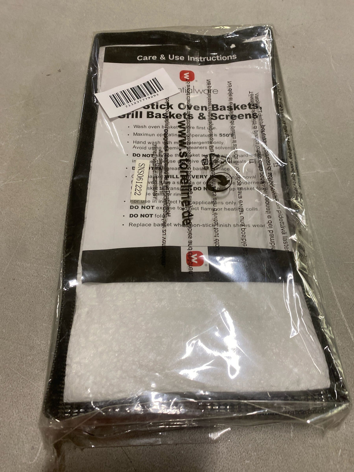 6" x 12" PTFE Fine Mesh Oven Basket for Turbo Chef, Merrychef, and Amana (Replaces SB10)