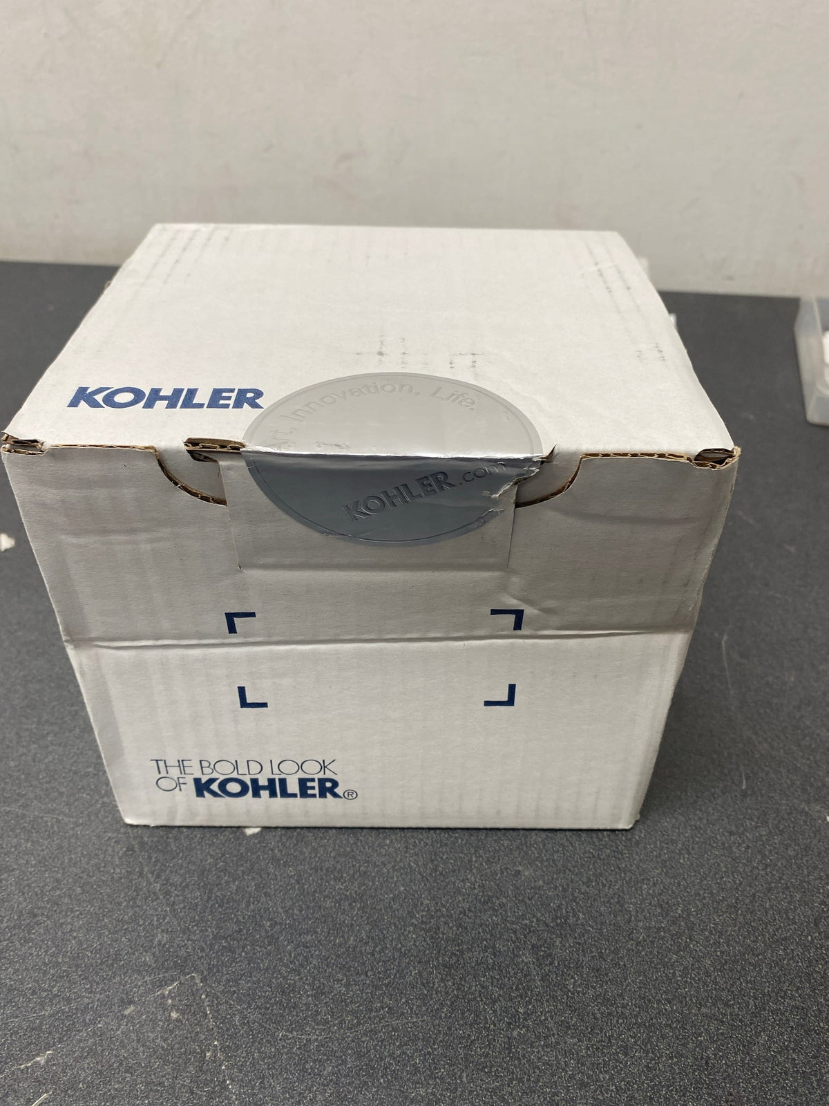 Kohler K-72774-G-CP Artifacts 1.75 GPM Single Function Shower Head with MasterClean Sprayface and Katalyst Air-Induction Technology - Polished Chrome