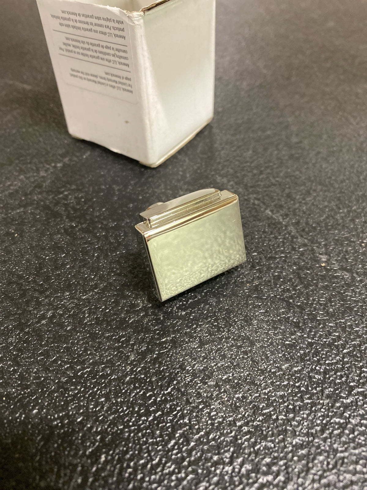 Signature Hardware 488614 Gilderoy 1-1/4 Inch Rectangular Cabinet Knob - Polished Nickel
