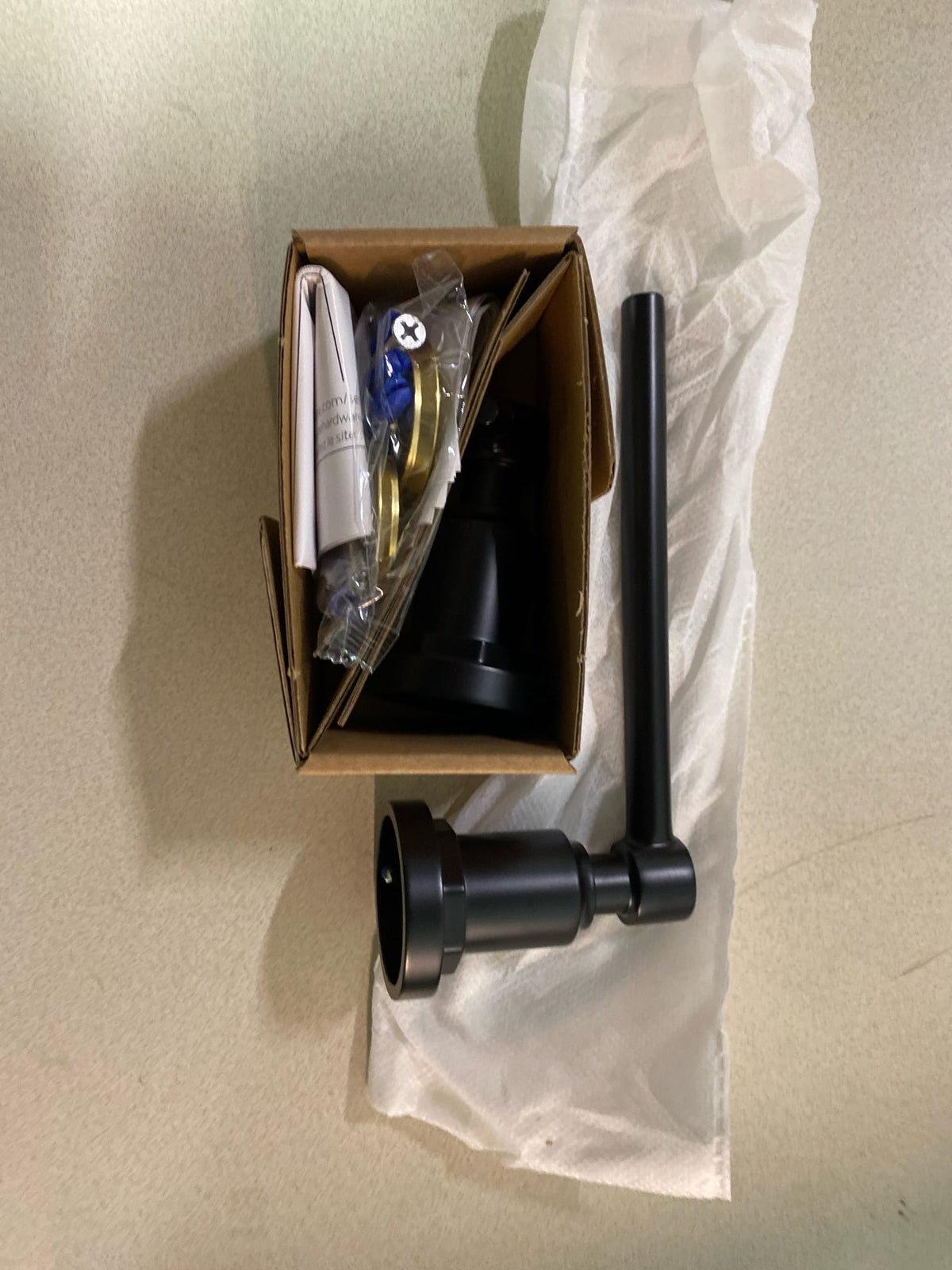 Signature Hardware SHGFTHMB Greyfield Wall-Mounted Toilet Paper Holder - Matte Black