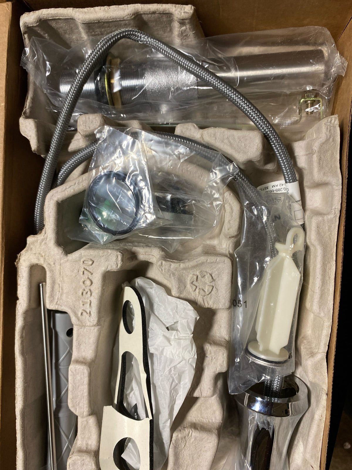 Moen Wynford Single Hole Bathroom Faucet with Metal Pop-Up Drain Assembly