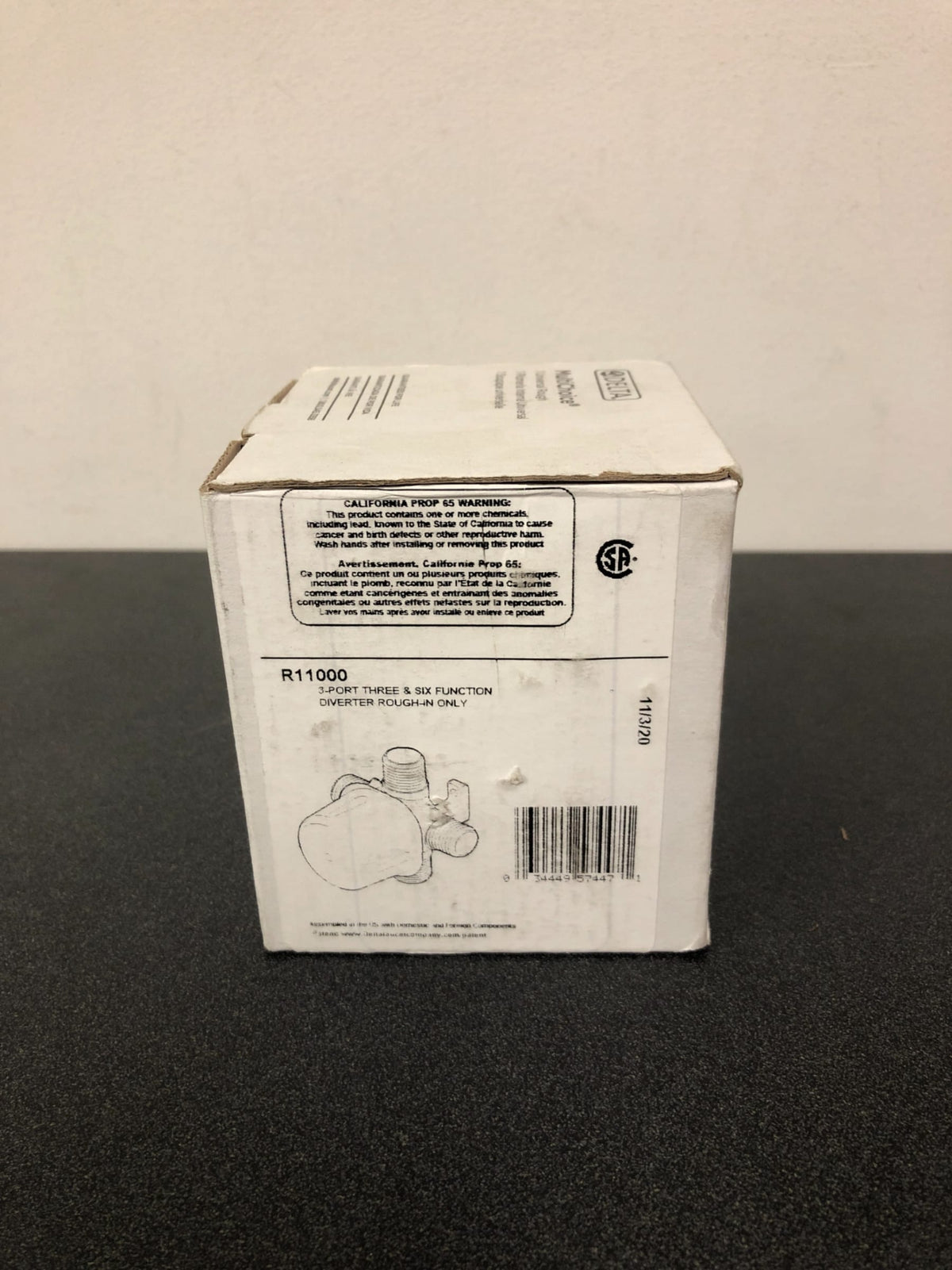 Delta Diverter Rough-In Valve for Delta 3 Function and 6 Function Diverter Trims