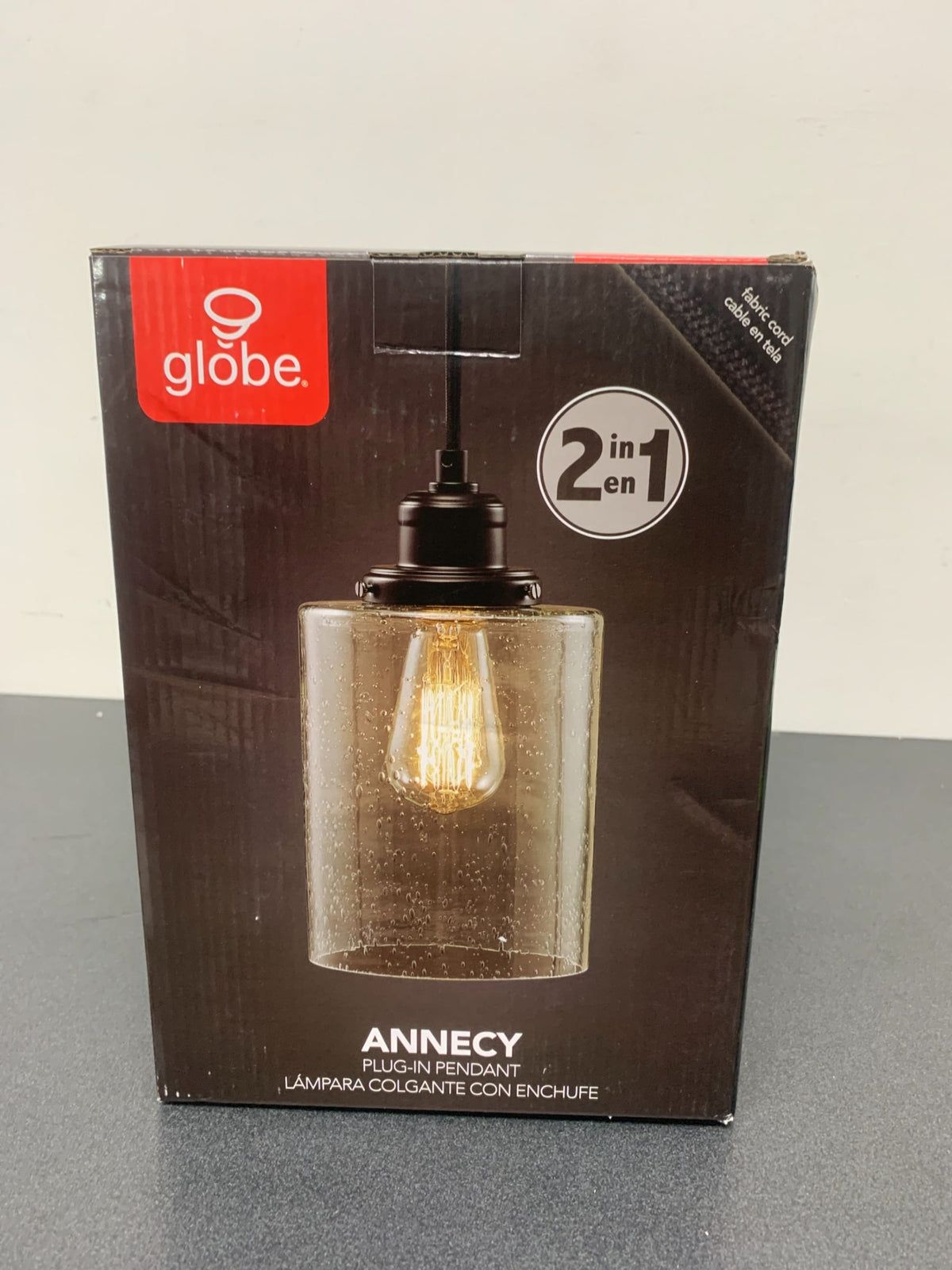 Globe Electric 60542 Annecy 6" Wide Mini Pendant - Dark Bronze