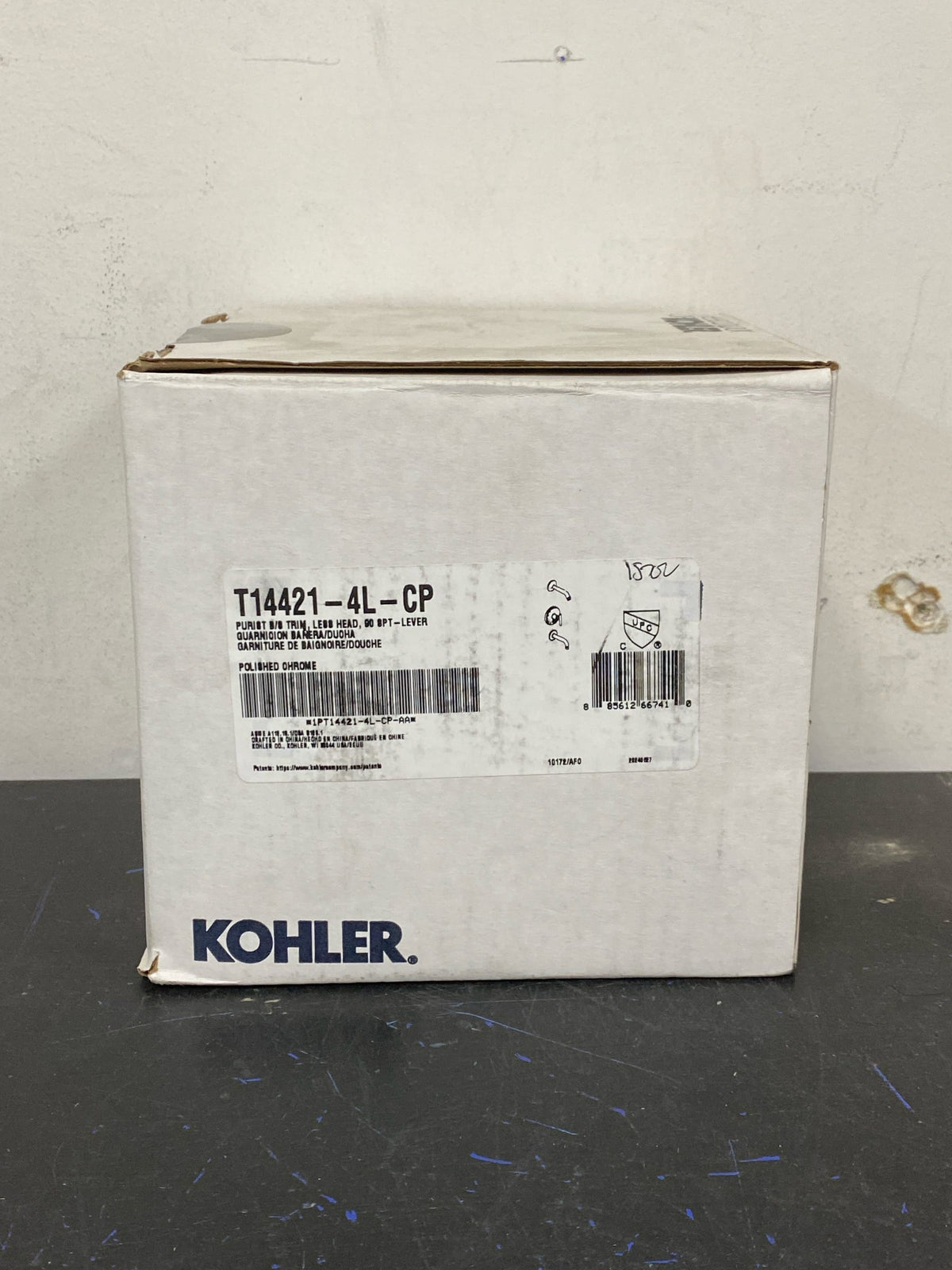 Kohler K-T14421-4L-CP Purist Tub and Shower Trim Package with Rite-Temp Technology - Polished Chrome