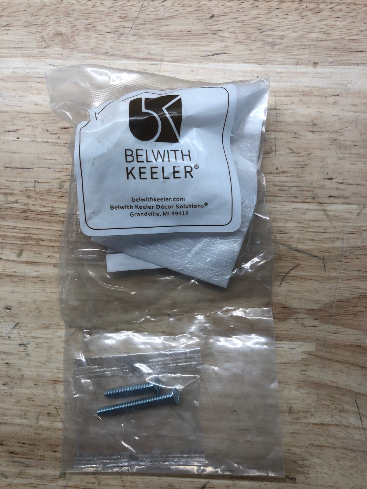Belwith Keeler B077986BGB Coventry 1-1/4 Inch Square Cabinet Knob - Brushed Golden Brass