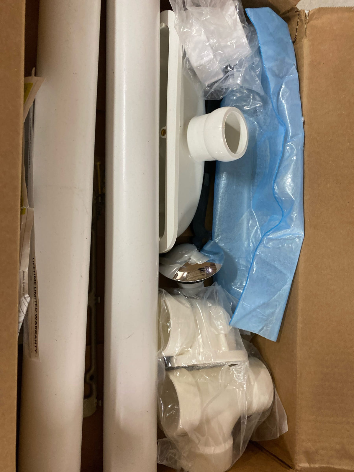 Kohler K-7272-2MB Clearflo 1-1/2" Tub Drain Kit - with Overflow - Vibrant Brushed Moderne Brass
