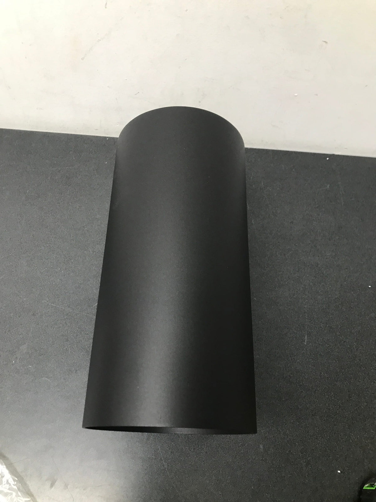 Progress Lighting P5641-31 Cylinder 1 Light Outdoor Wall Sconce with Metal Cylinder Shade - 12" Tall - Black
