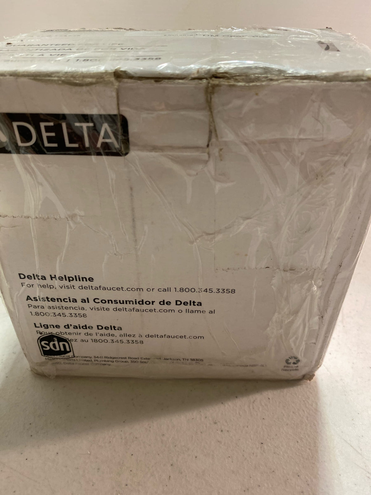 Delta DT062412-CZ 4" Tile-In Square Shower Drain - Champagne Bronze