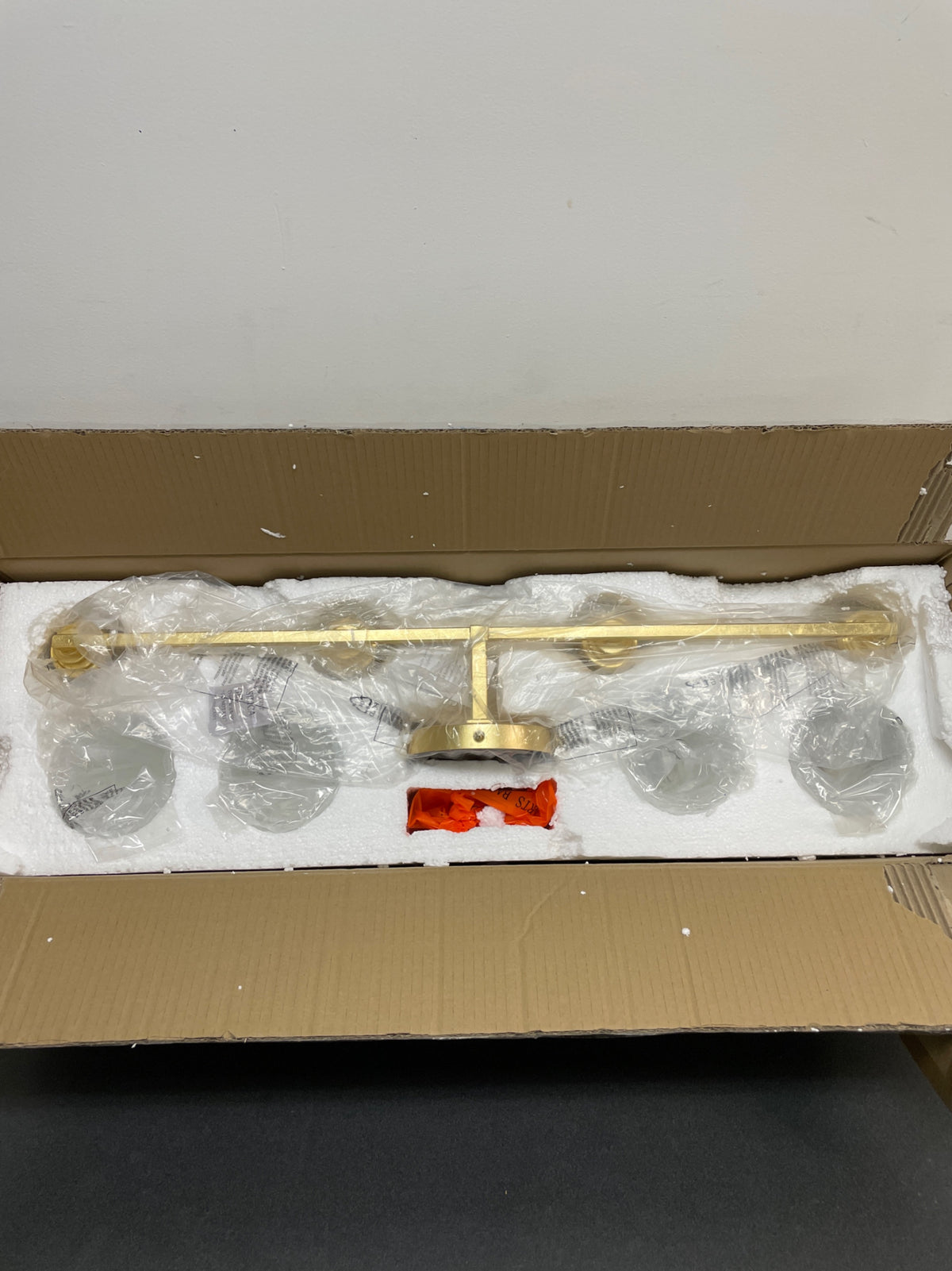 Capital Lighting 120541CG-422 4 Light 9" Tall Bathroom Vanity Light - Capital Gold