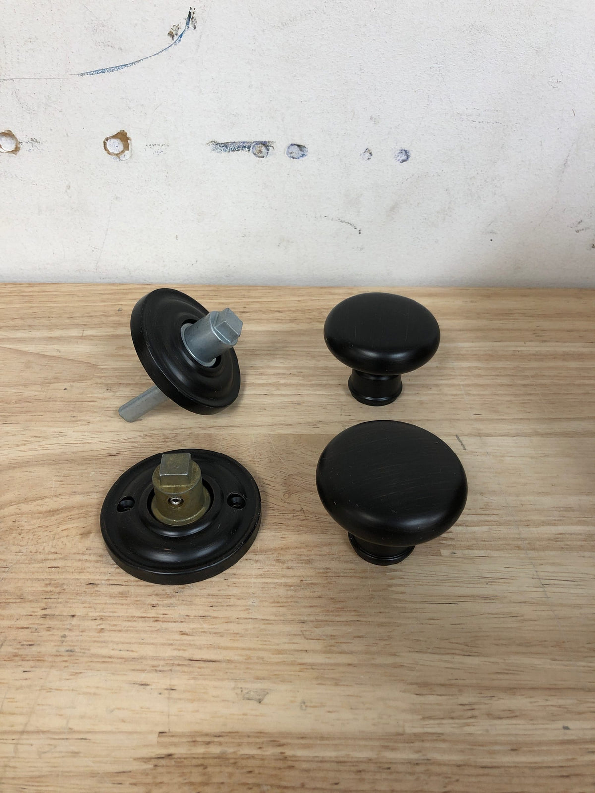 Baldwin Reserve Fdroutrr112 Full Dummy Round Knob and Traditional Round Rose Venetian Bronze Finish