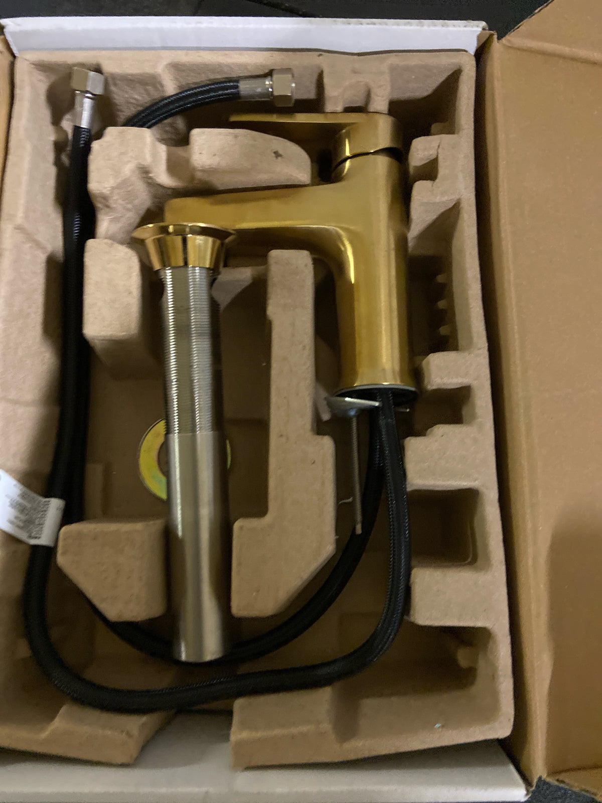 Kohler K-37889-4-2MB Honesty 1.2 GPM Single Hole Bathroom Faucet with Pop-Up Drain Assembly - Vibrant Brushed Moderne Brass