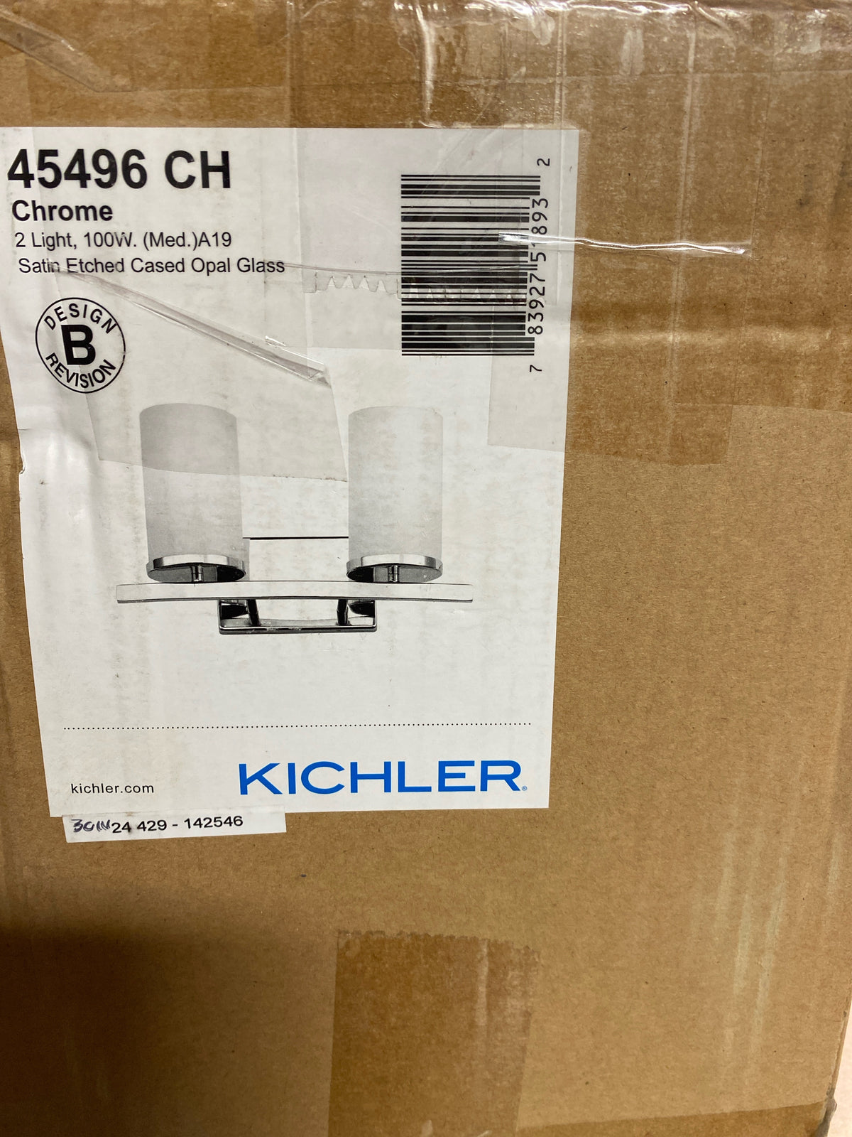 Kichler 45496CH Crosby 2 Light 16" Wide Vanity Light - Chrome