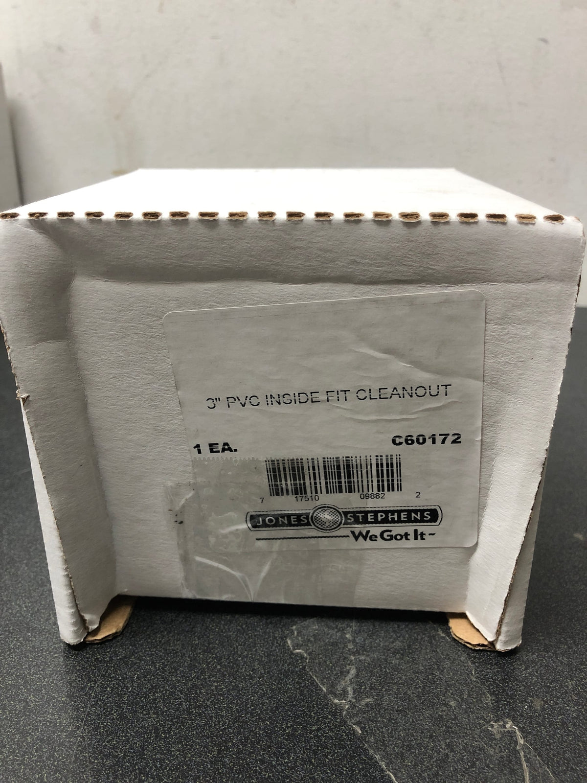 Jones Stephens C60172 3 PVC Pipe Fitting Cleanout With Nickel Bronze CVR - N/A