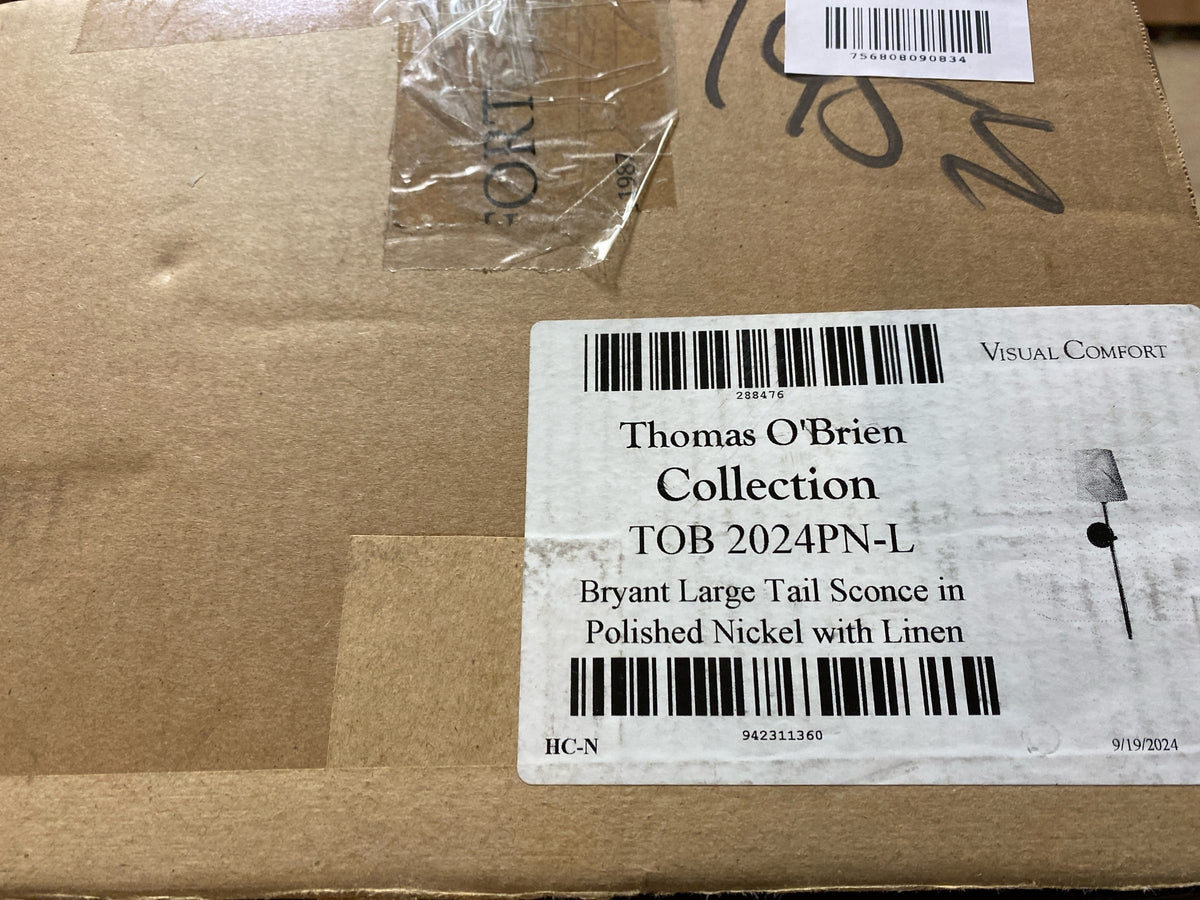 Visual Comfort Signature Collection TOB2024PN-L OPEN BOX Thomas O'Brien Bryant