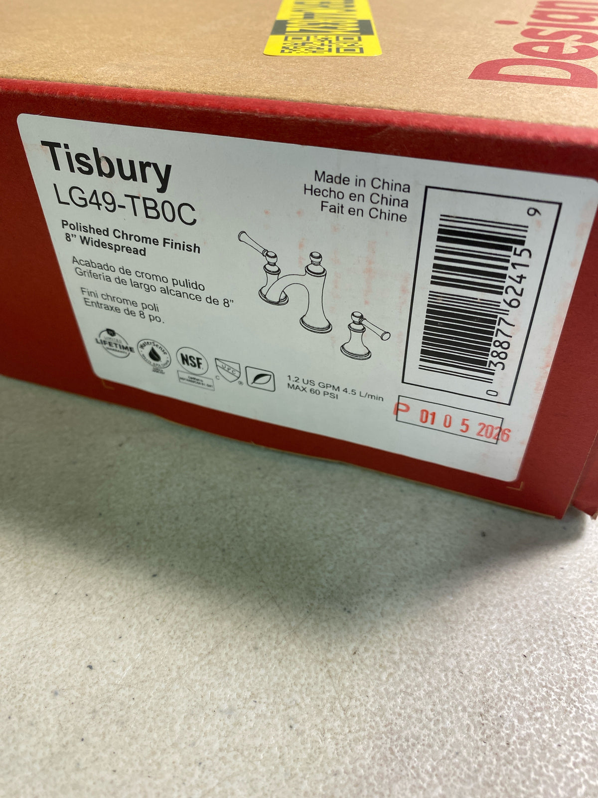 Pfister LG49-TB0C Tisbury 1.2 GPM Widespread Bathroom Faucet with Pop-Up Drain Assembly - Polished Chrome