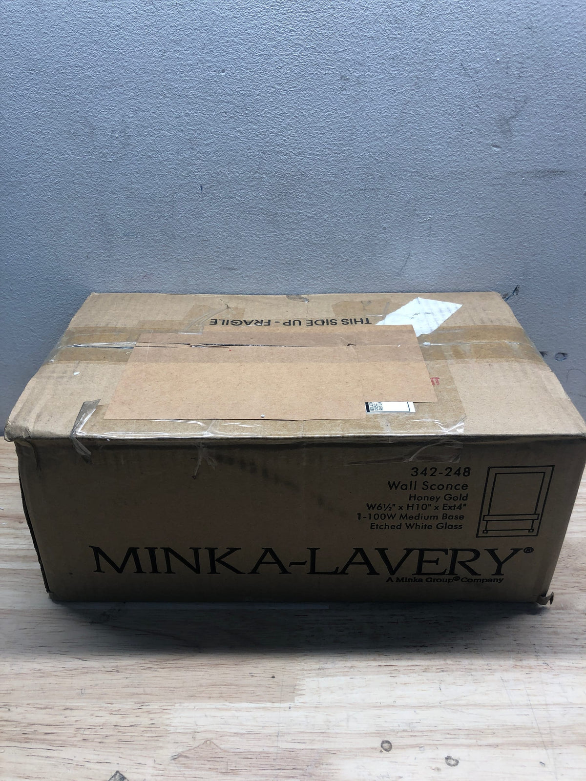 Minka Lavery 342-248 1 Light ADA Wall Sconce from the Fieldale Lodge Collection - Honey Gold